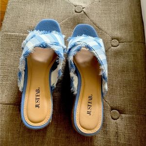 Just Fab wedge sandals